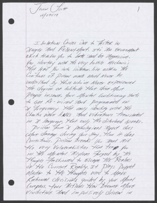 Isolation causes one to fester in anger and resentment