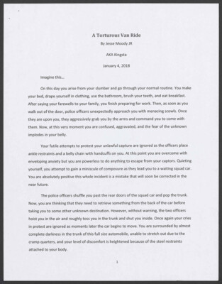 A torturous van ride