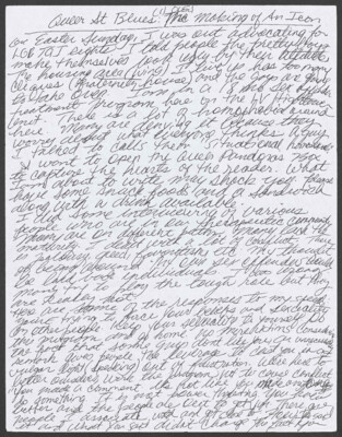 Queer st blues: The making of an icon