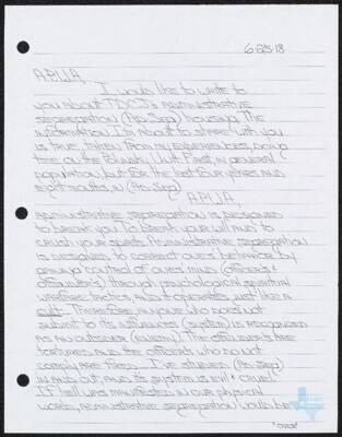 I would like to write