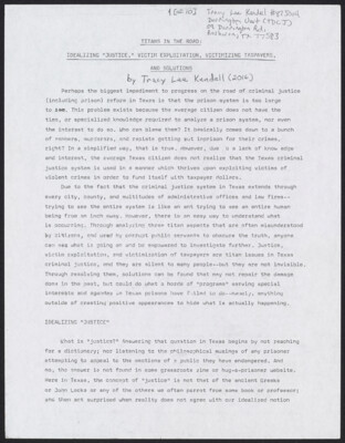 Titans in the road: Idealizing "justice," victim exploitation, victimizing taxpayers, and solutions