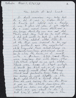 The stroke of bad luck