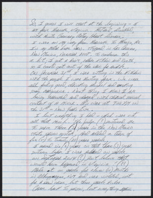 So I guess I will start at the beginning