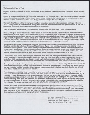 The redemptive power of yoga