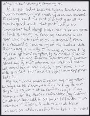 A Pollyanna in the penitentiary