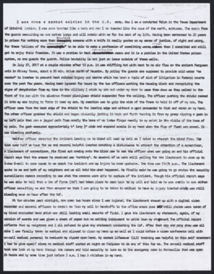 I was once a combat soldier