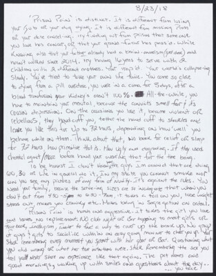 Prison pain is distinct