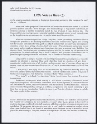 Little voices rise up