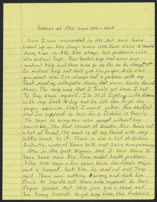 Problems of ADC since 1999-2018