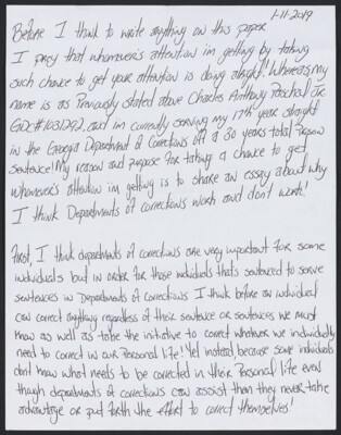 Before I think to write