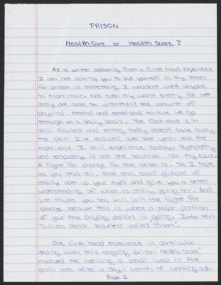 Health care or health scare?