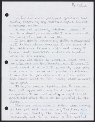 I, for the most part