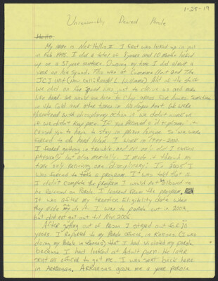 Unreasonably denied parole