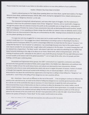 Awoke: A modern day green book