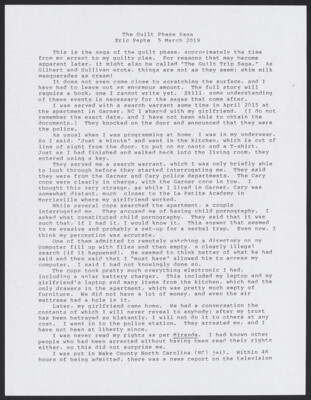 The guilt phase saga