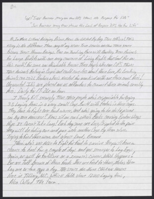 Just another story on how DPS shows no respect for life