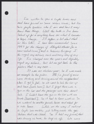 I've written to you a