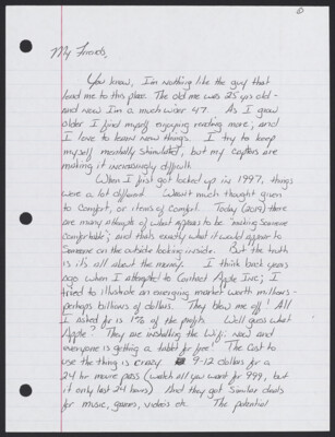 You know, I'm nothing like