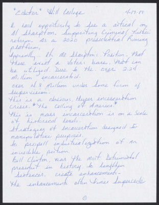 I had opportunity to see