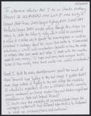 To whomever attention that I