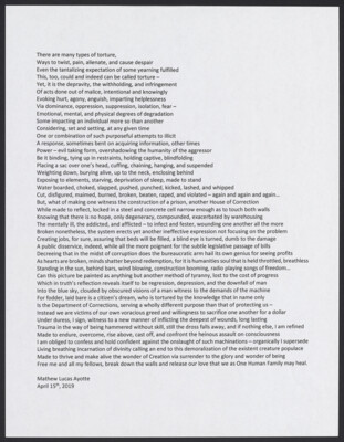 There are many types of torture,