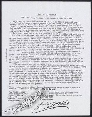 The struggle with-him