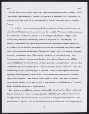 Hello, my name is Robin