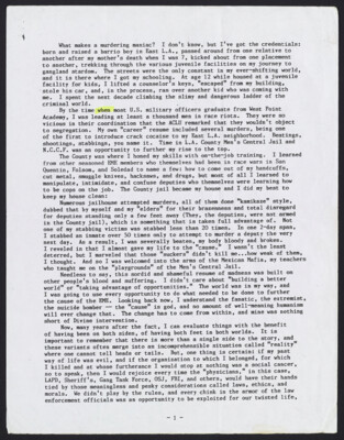 What makes a murdering maniac?