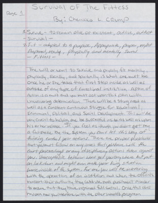 Survival of the fittest