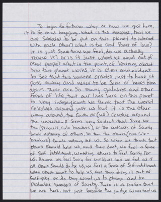 To begin to fathom why or how we got here