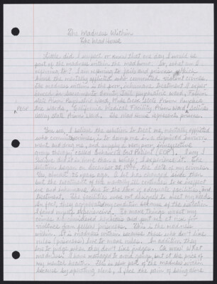 The madness within the madhouse