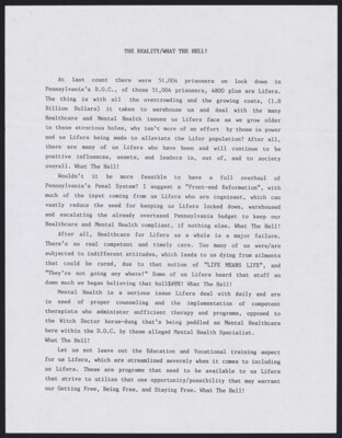 The reality/what the hell!