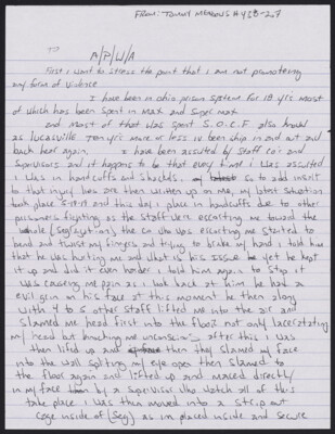 First I want to stress the point