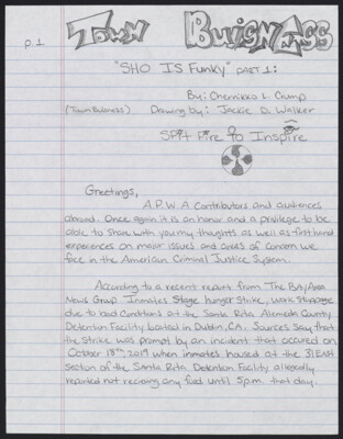 Town business: "Sho is funky" part 1