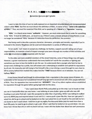 R.E.A.L.: Remember everyone ain't likable