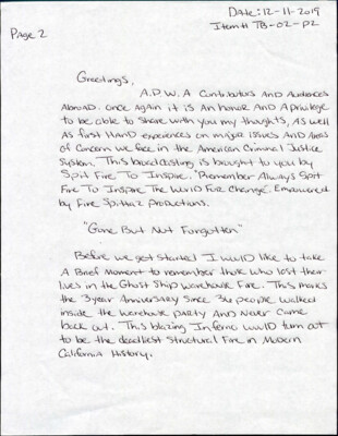 Town business part 2: "The funk continues"