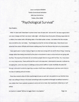 Psychological survival