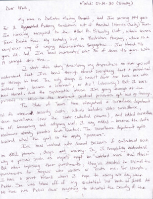 My name is DeCarlos Montray Garrett