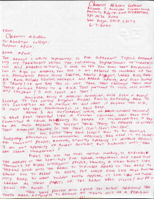 The reason I write seperately is for different topic's regarding my treatment