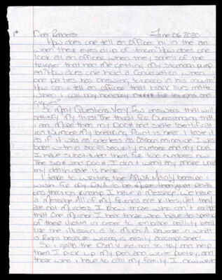 How does one tell an officer hi