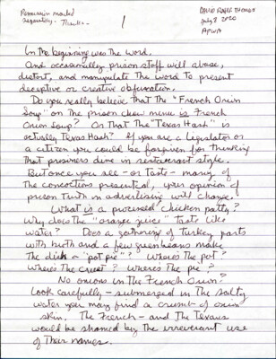 In the beginning was the word