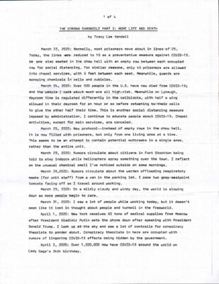 The corona chronicle part 2: More life and death