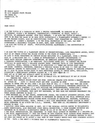 I am the victim of a campaign of cruel &amp; unusual harassment