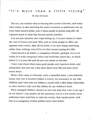 It's more than a little trying