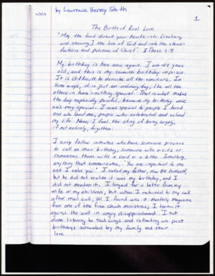 The birth of real love