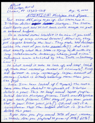 Attention: Michigan tax payers