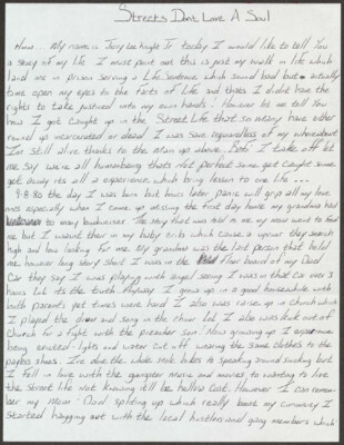 Streets don't love a soul