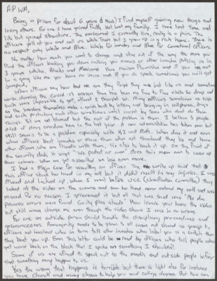 Being in prison for about 6 years (I think) I find myself gaining new things and losing others