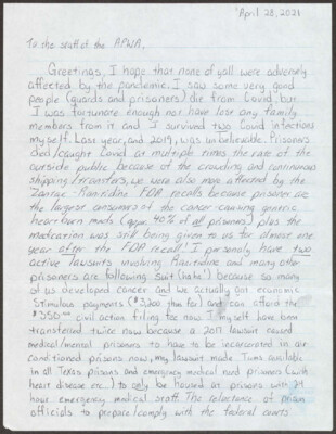 To the staff of the APWA