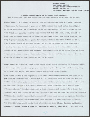 Is there systemic racism at California parole boards?